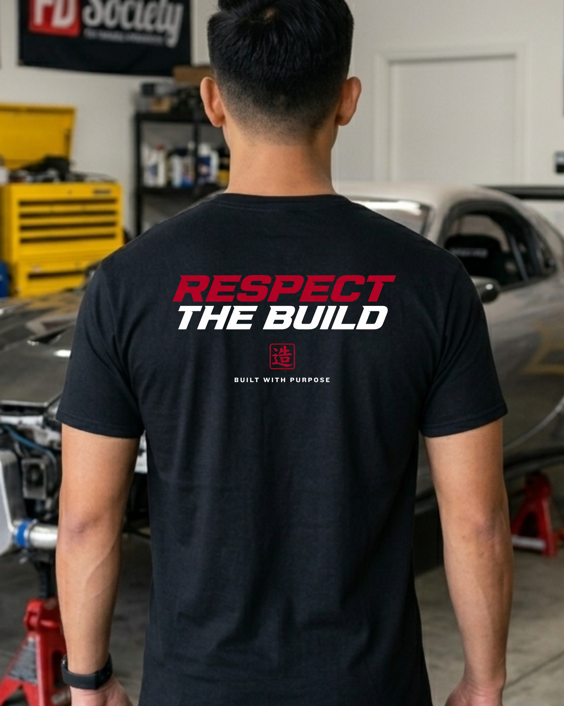 Respect the Build Tee | Car Culture Streetwear Design Tuning Techniques