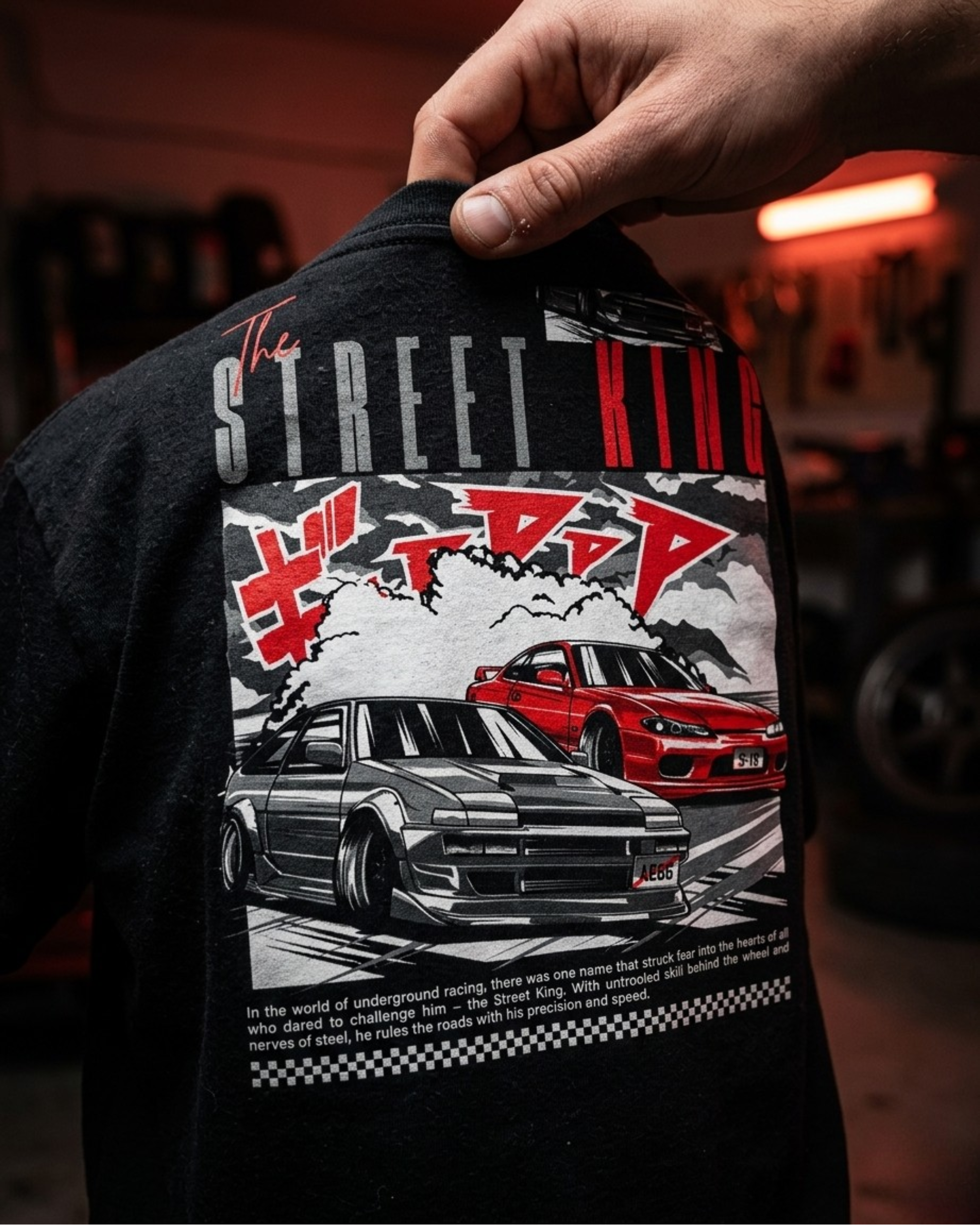 Street King Drift Tee | JDM Drift Culture Streetwear Shirt Tuning Techniques