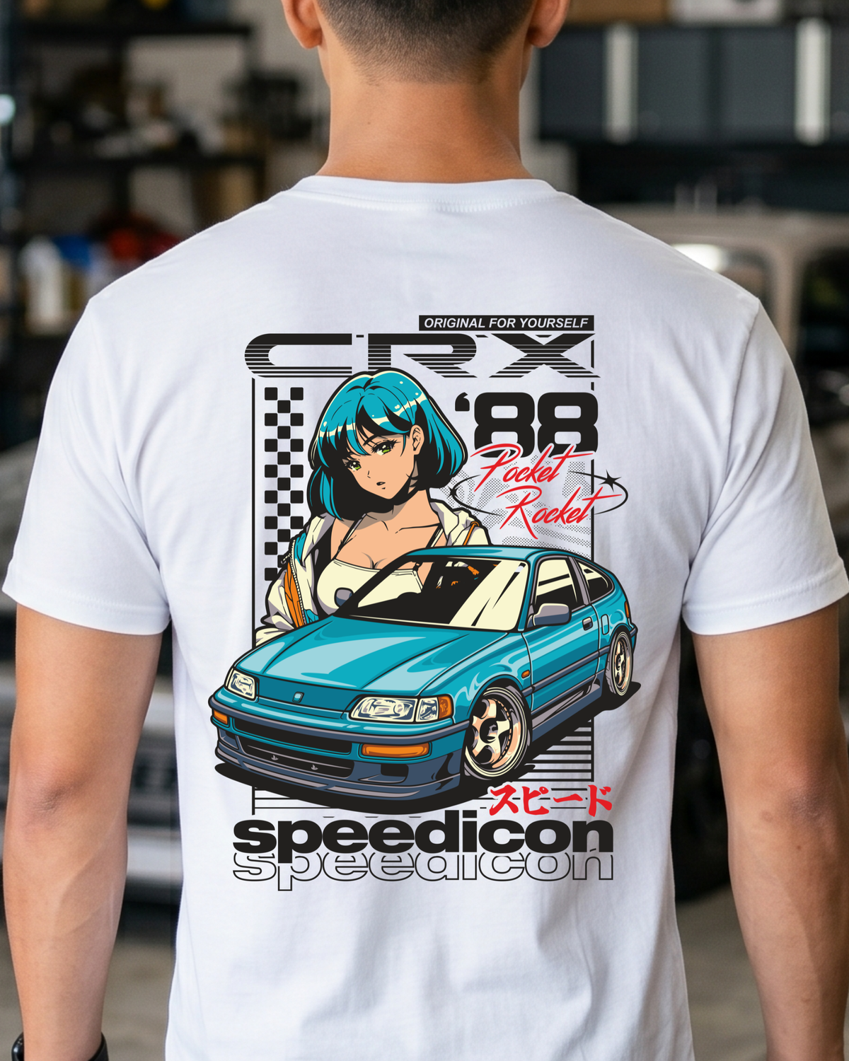 Speedicon Tee | 90s Japanese Street Racing Streetwear Tuning Techniques