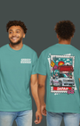 Street Runner Tee | JDM Streetwear Japan Stamp Back Print Tuning Techniques