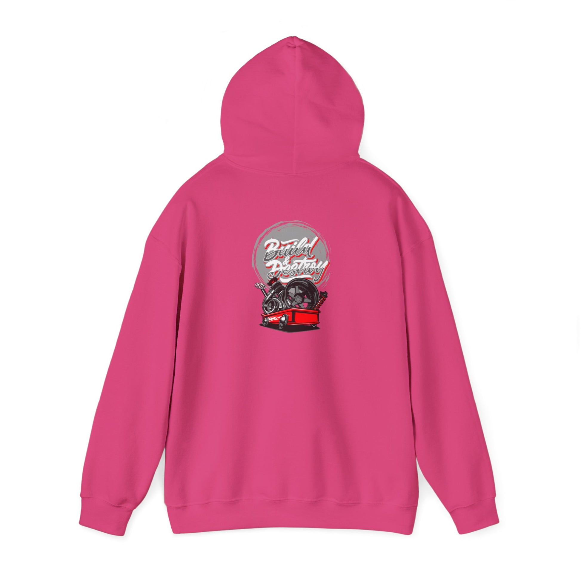 Build and Destroy Hoodie for car enthusiasts