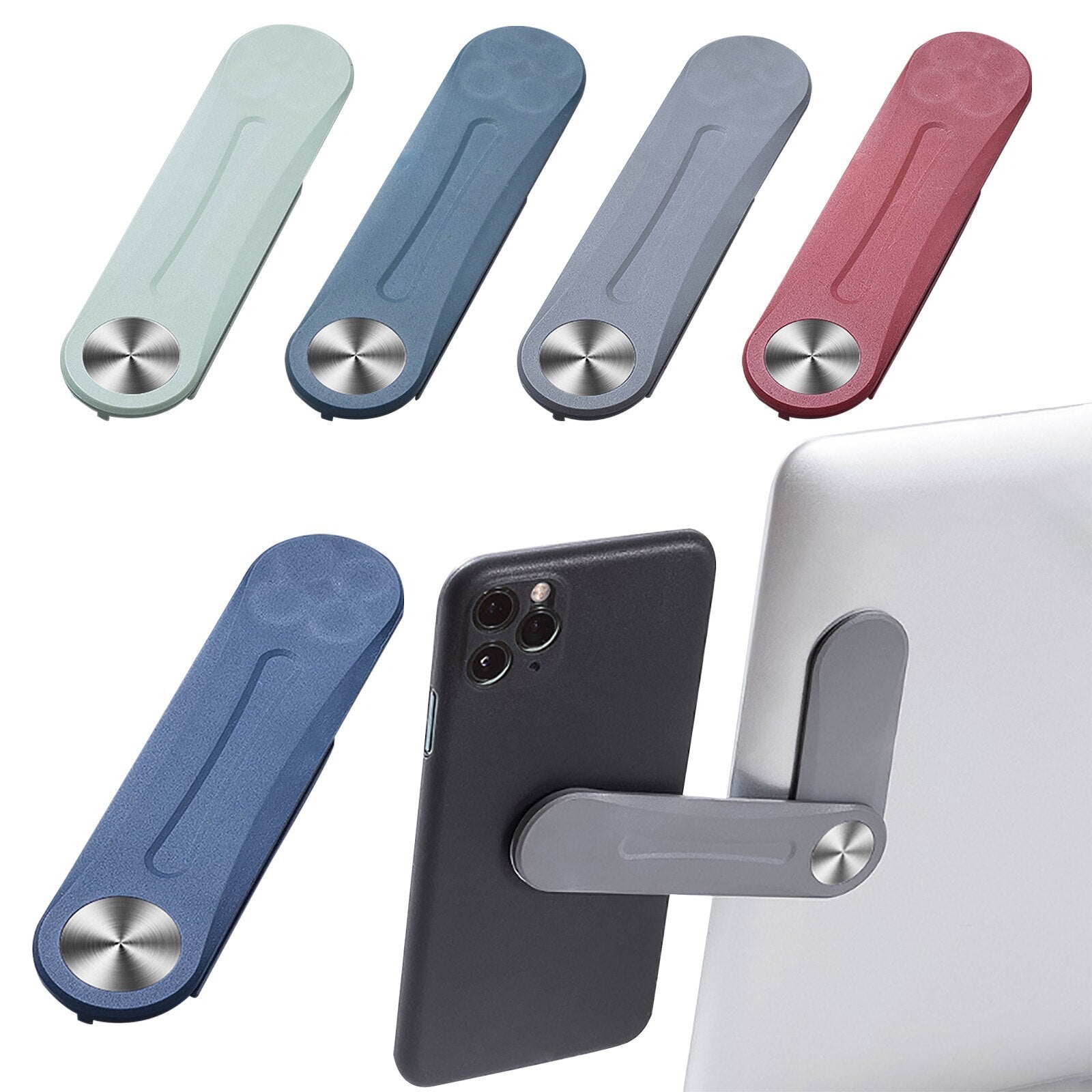 Laptop Side Expansion Bracket – Magnetic Phone Holder for Laptop Monitors