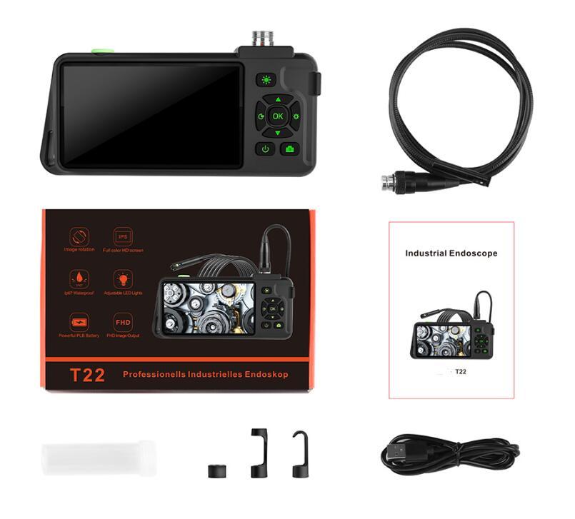 Portable Handheld Industrial Endoscope For Automotive Pipelines 4.5 Inch