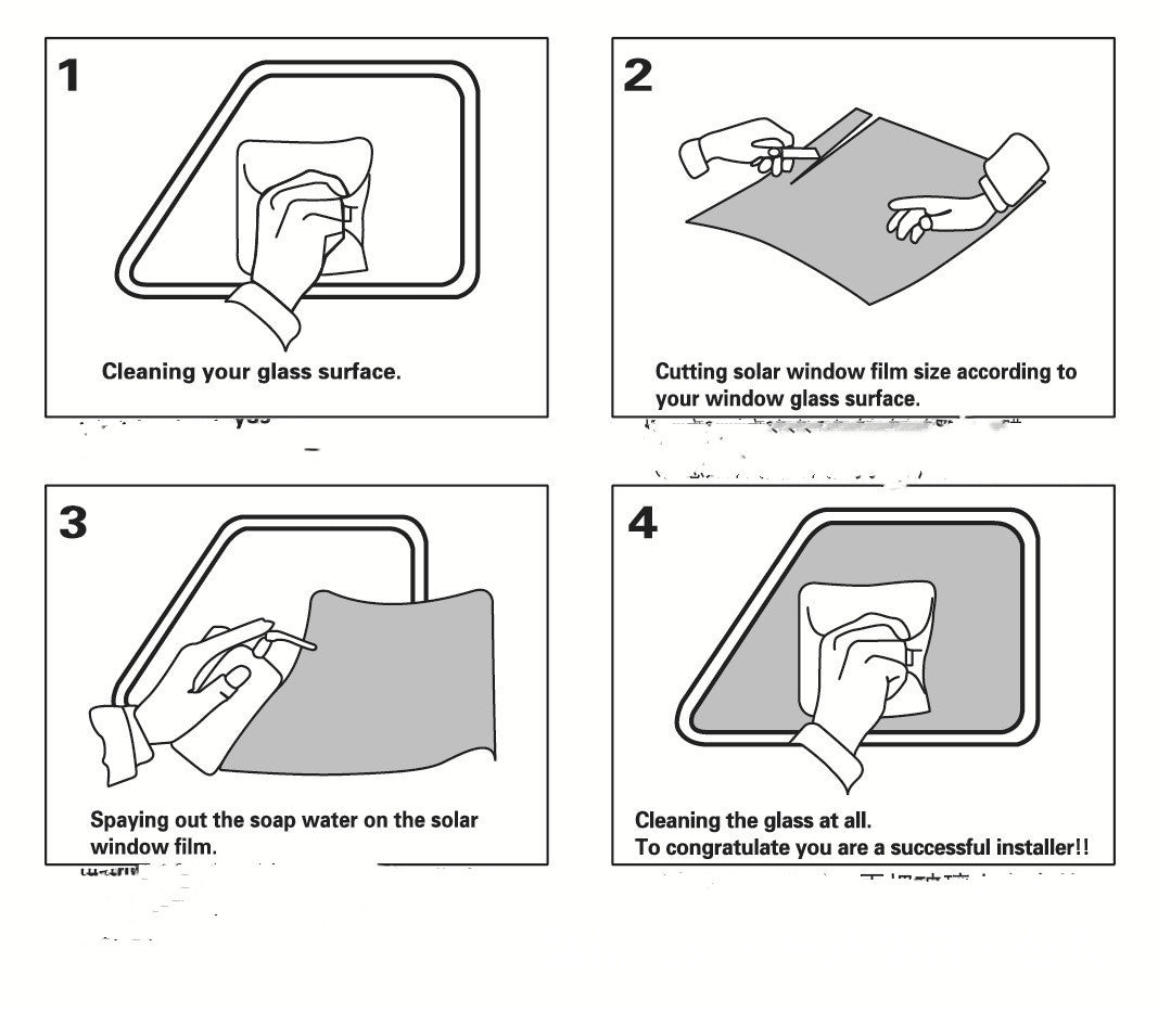 Premium PET Window Tint - UV Protection, Heat Insulation, Multiple Light Transmittance Options