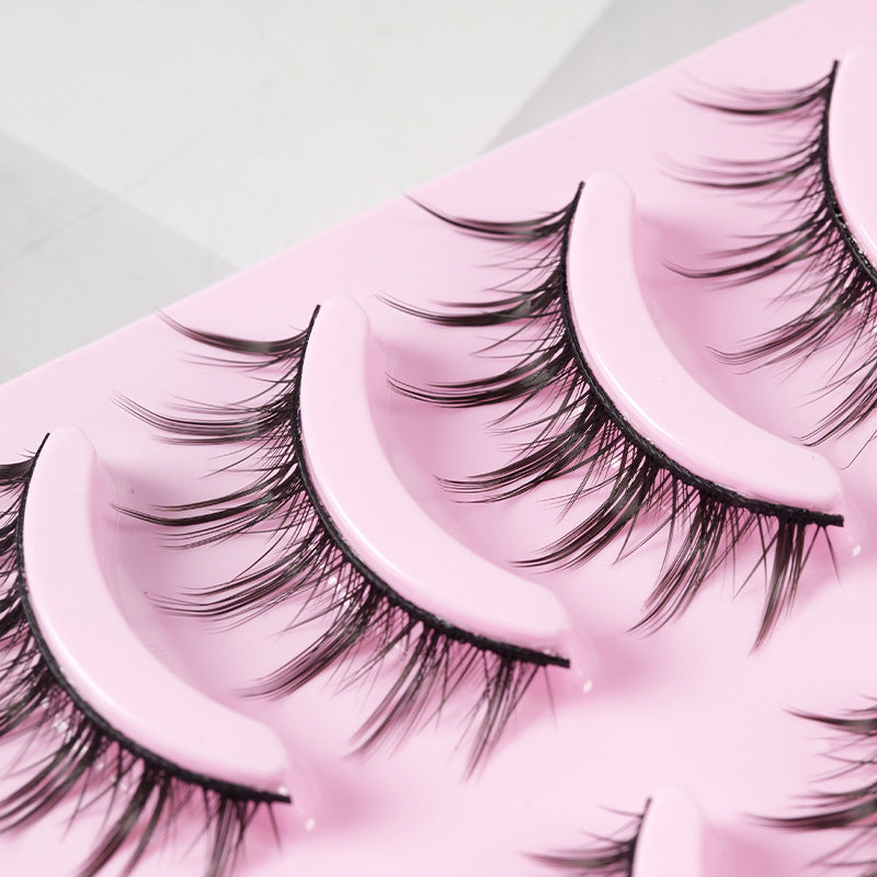 Barbie Beauty False Eyelashes – Natural Slim Length (5 Pairs)
