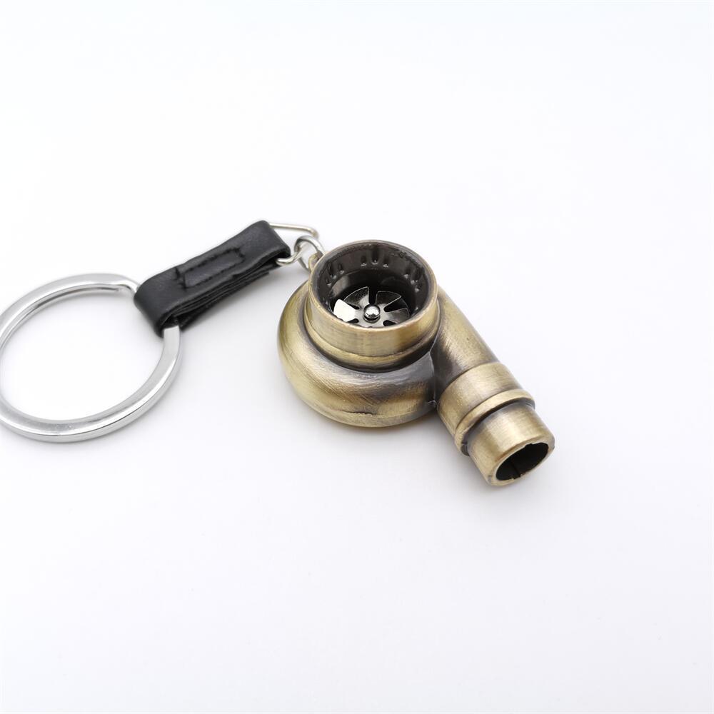 Turbo Whistle Keychain – Alloy Metal Simulation Turbo Model for Car Enthusiasts (1pc)