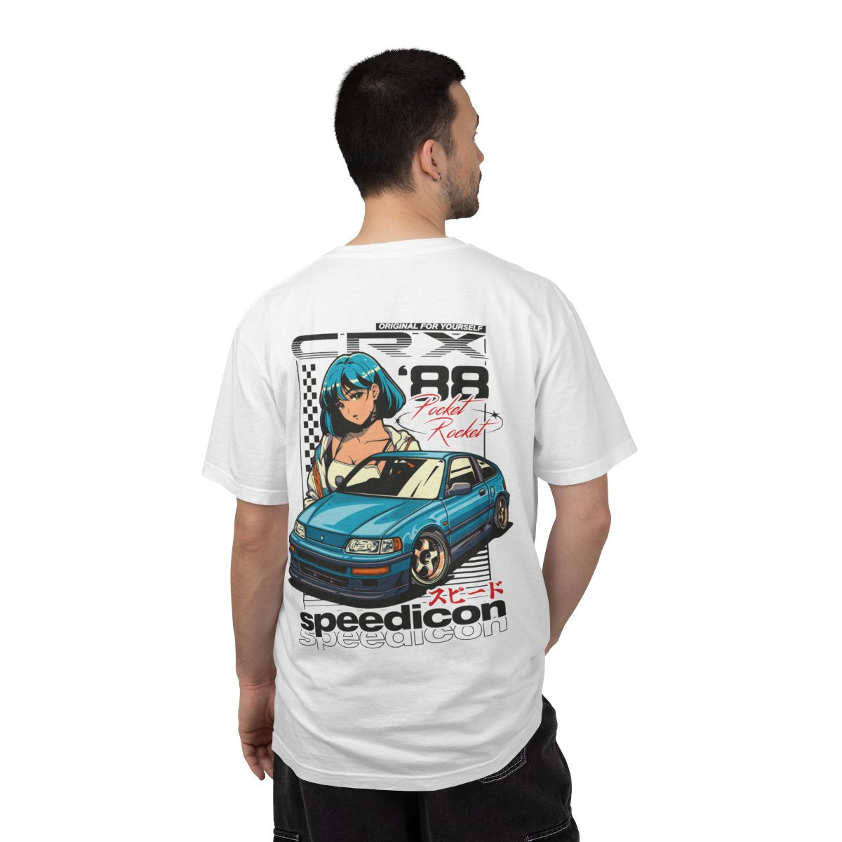Pocket Rocket Tee | JDM Streetwear Anime Hatchback Back Print Tuning Techniques