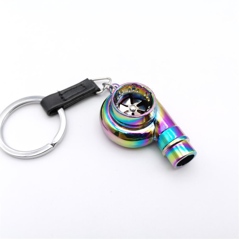 Turbo Whistle Keychain – Alloy Metal Simulation Turbo Model for Car Enthusiasts (1pc)