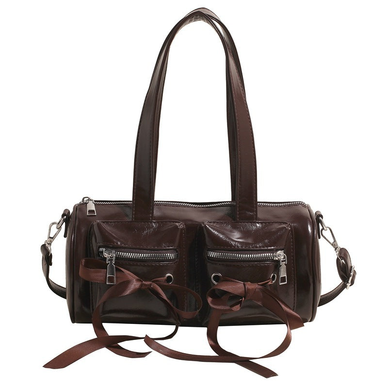 PU Leather Bow Crossbody Bag – Compact & Stylish Handbag for Women